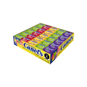 Canels Chicle Celofan Frutal 60 pzas