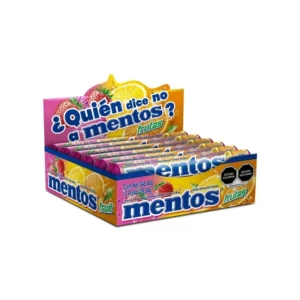 Ch Mentos Rollos Frutas 12 pzas