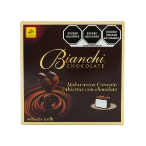 Corazón de bombón con chocolate 50 pzas