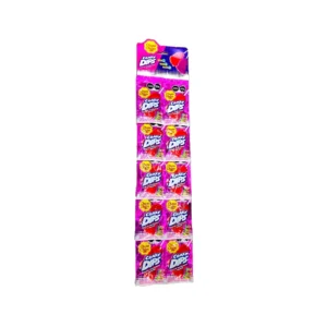 Crazy Dips Fresa Tira 10 pzas