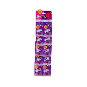Crazy Dips Uva Tira 10 pzas