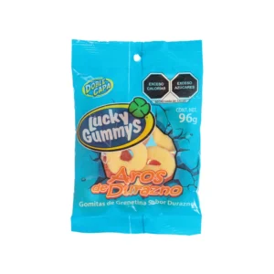Lucky Gummys Aros De Durazno 96 g