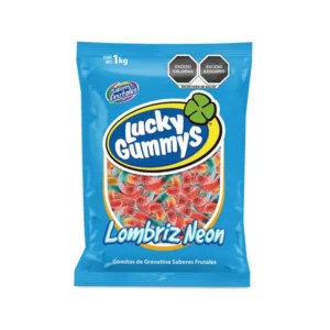 Lucky Gummys Lombriz Neon 1 kg