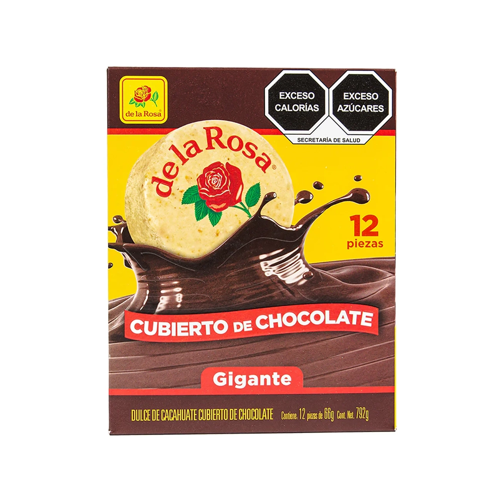 Mazapan Gigante Con Chocolate 12 pzas
