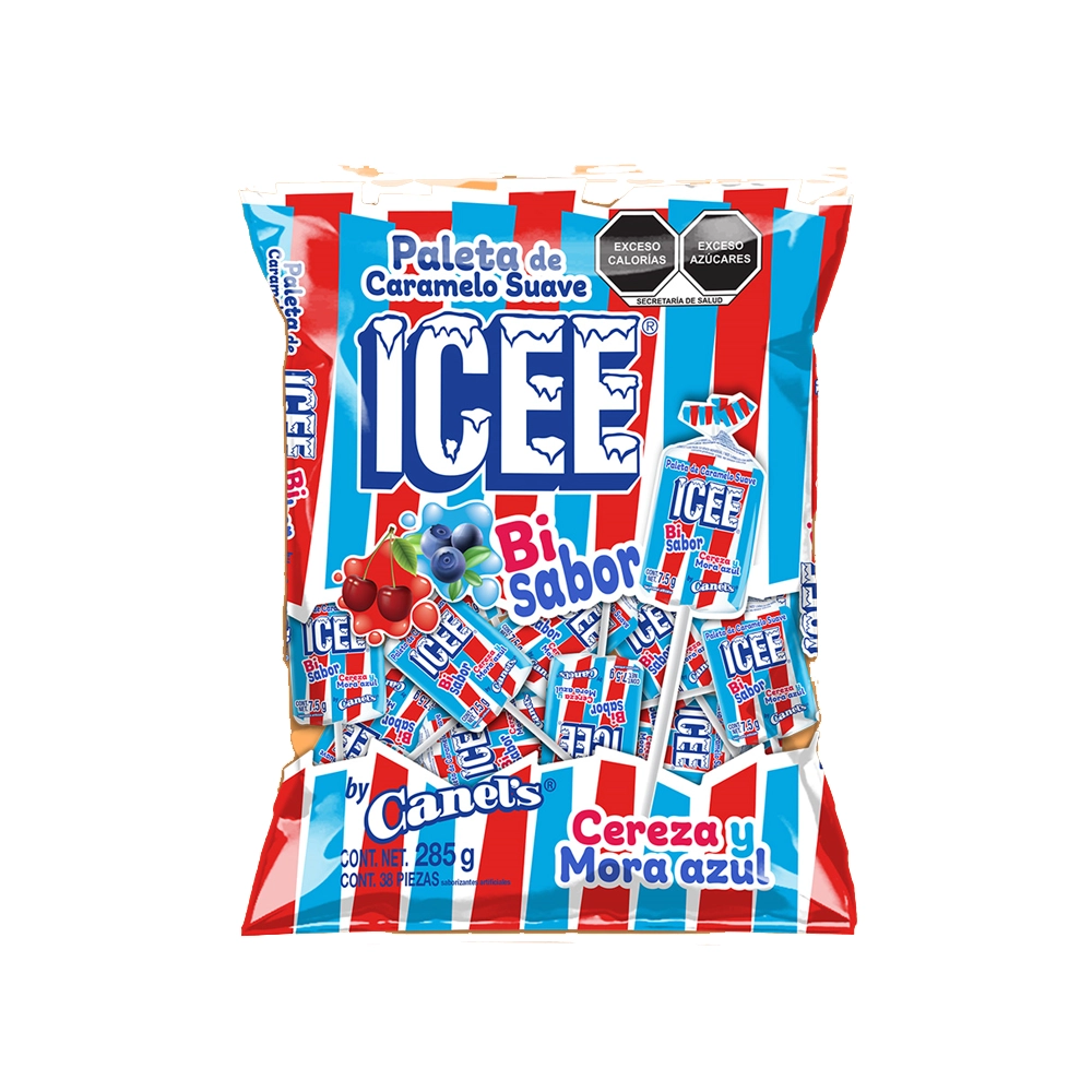 Paleta Caramelo ICEE Suave Icee 48 pzs