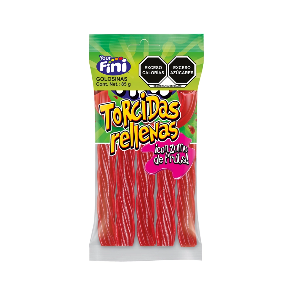 Torcida Rellena Fresa 85 g
